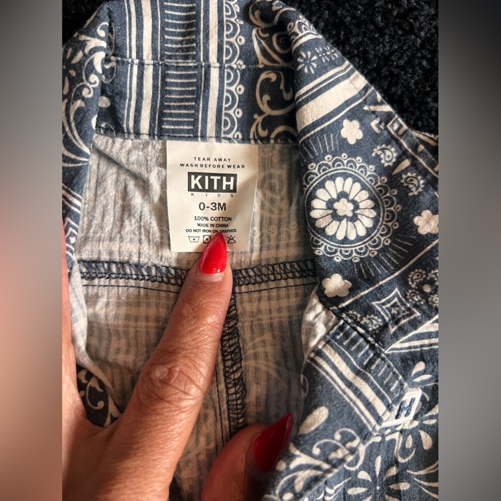 Kith Infant Patterned Kids Rumper - Picture 3 of 3